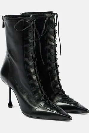 Jimmy Choo Schnürstiefel Scarlett 95 aus Leder