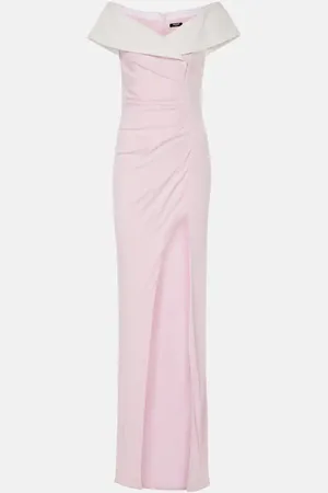 Balmain Off-Shoulder-Robe aus Jersey