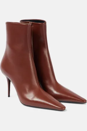 Saint Laurent Ankle Boots Ashley 90 aus Leder
