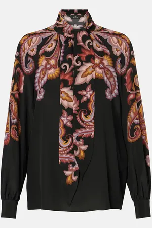 Etro Schluppenbluse aus Seide