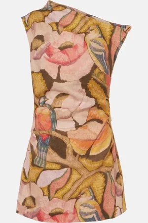 SIR Bedrucktes Minikleid Talulah aus Leinen