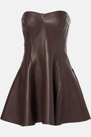 Norma Kamali Minikleid Grace aus Lederimitat