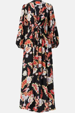 La DoubleJ Bedrucktes Maxikleid aus Seide