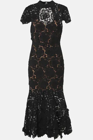 Self-Portrait Maxikleid aus Spitze