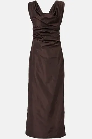 Staud Off-Shoulder-Maxikleid Andrea