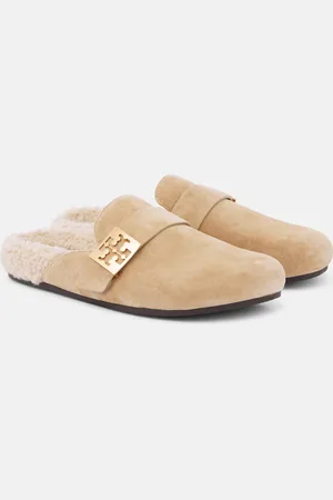 Tory Burch Slippers Mellow aus Veloursleder