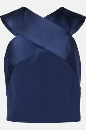 Balmain Top aus Crêpe