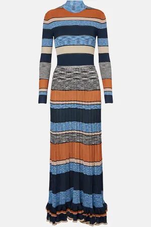 ULLA JOHNSON Maxikleid Evangeline aus Strick