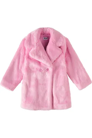 Moschino Mantel aus Faux Fur