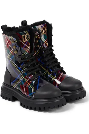 Dolce & Gabbana Schnürstiefel aus Leder