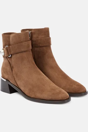 Jimmy Choo Ankle Boots Noor 45 aus Veloursleder