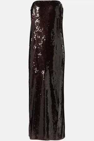 Staud Maxikleid Casey mit Pailletten