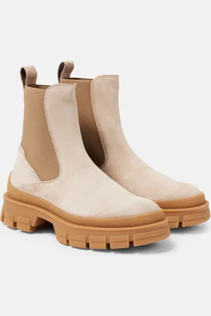 Moncler Chelsea Boots Hevea aus Veloursleder