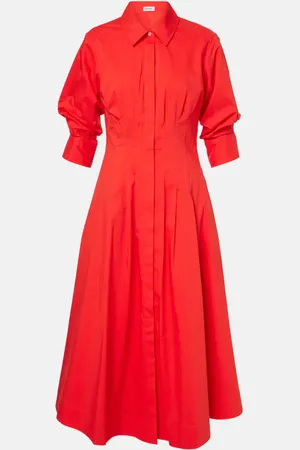 Simkhai Midikleid Jazz aus einem Baumwollgemisch