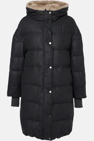 Brunello Cucinelli Wattierte Jacke aus Schurwolle