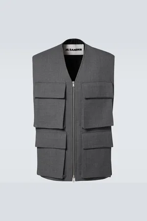 Jil Sander Weste aus Schurwolle
