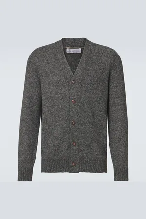 Brunello Cucinelli Cardigan aus Alpakawolle und Baumwolle
