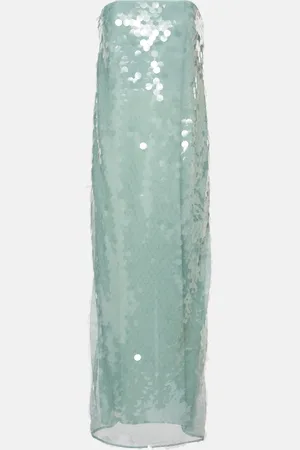 Staud Maxikleid Casey mit Pailletten
