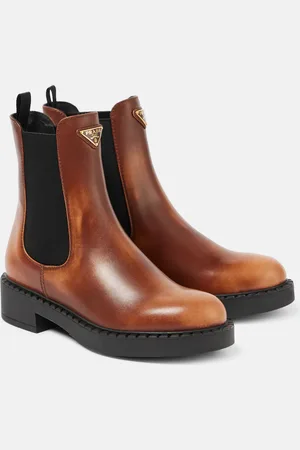 Prada Chelsea Boots aus Leder