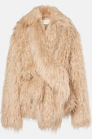 DRIES VAN NOTEN Mantel aus Faux Fur