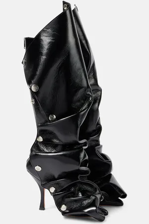 Y / PROJECT Stiefel Snap 100 aus Leder