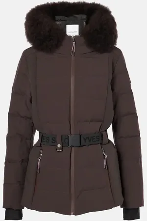 YVES SALOMON Skijacke Veste 64 cm mit Shearling