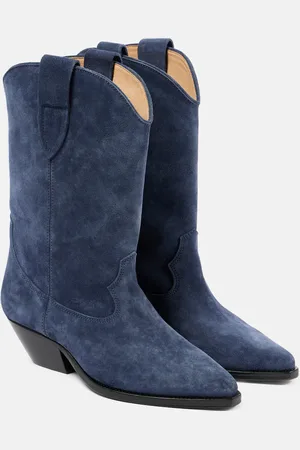 Isabel Marant Westernstiefel Duerto aus Veloursleder