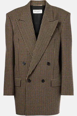Saint Laurent Oversize-Blazer aus einem Wollgemisch