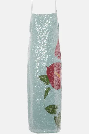 Farm Rio Slipdress Anthurium mit Pailletten