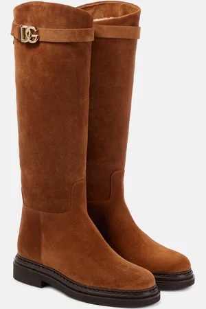 Dolce & Gabbana Stiefel aus Veloursleder