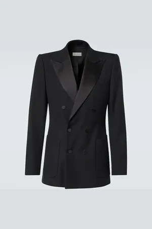 DRIES VAN NOTEN Smokingjacke aus einem Wollgemisch