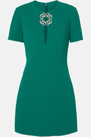 Elie saab Verziertes Minikleid aus Cady