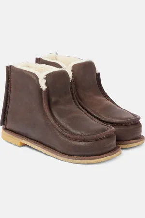 J.W.Anderson Ankle Boots aus Leder mit Shearling