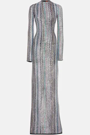 Missoni Verziertes Maxikleid aus Häkelstrick