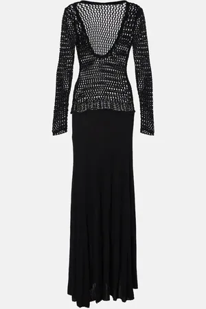 CHRISTOPHER ESBER Maxikleid aus einem Baumwollgemisch