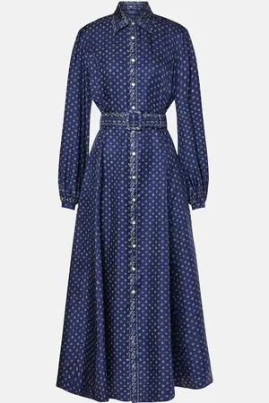 Ralph Lauren Midikleid aus Seide