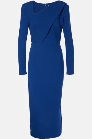 Roland Mouret Midikleid aus Woll-Crêpe