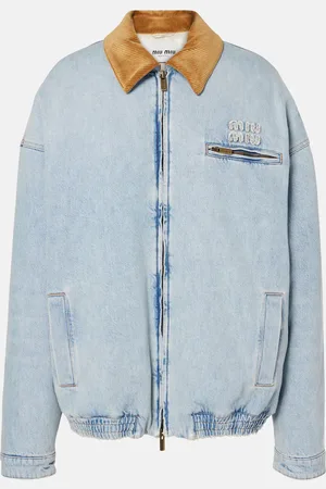 Miu Miu Wattierte Jacke aus Denim