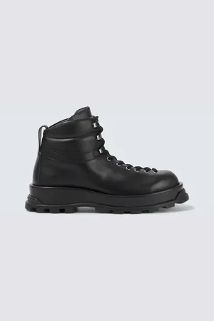 Jil Sander Schnürstiefel aus Leder