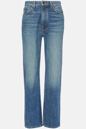 Khaite High-Rise Straight Jeans Abigail