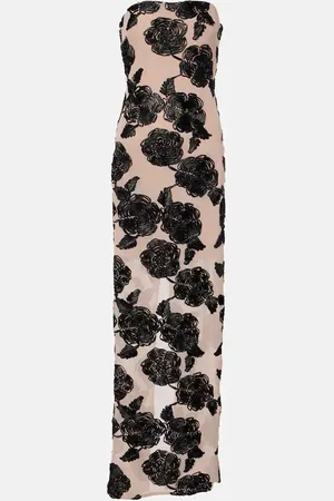 ROTATE Bedruckte Robe mit Mesh