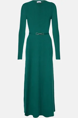 GABRIELA HEARST Midikleid Imagene aus Wolle