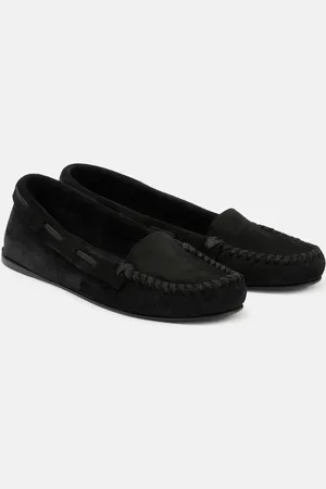 The Row Loafers Mabel aus Veloursleder