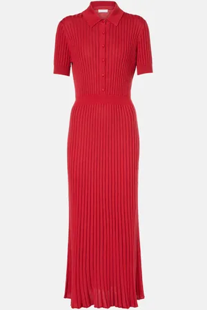 GABRIELA HEARST Polokleid Amor aus Seide und Kaschmir