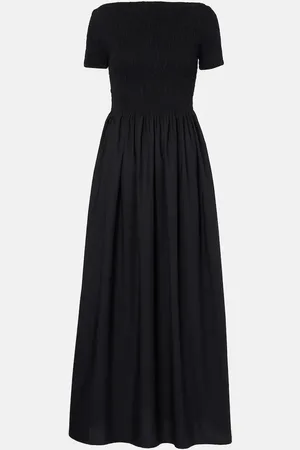 FAITHFULL THE BRAND Off-Shoulder-Maxikleid aus Baumwolle