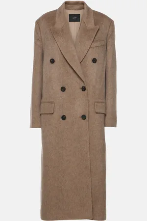 Joseph Trenchcoat Lilas aus Wolle