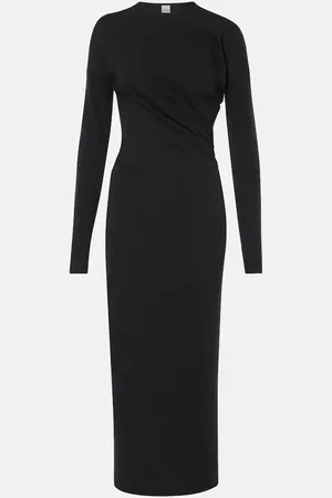 Totême Midikleid aus Jersey