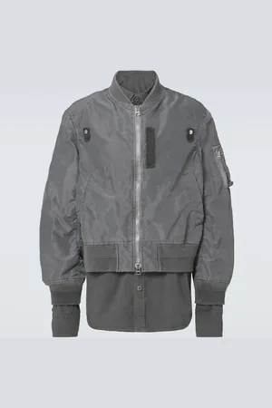 SACAI Bomberjacke aus Twill mit Ripstop