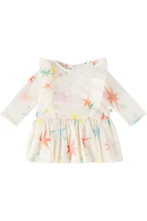 Stella McCartney Baby Bedrucktes Kleid aus Tüll