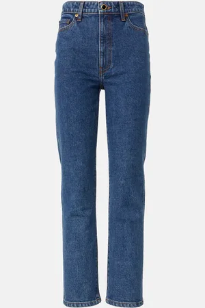 Khaite High-Rise Straight Jeans Abigail